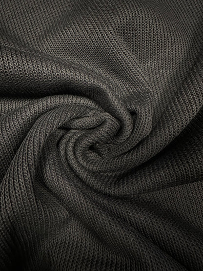 Heavy knit black