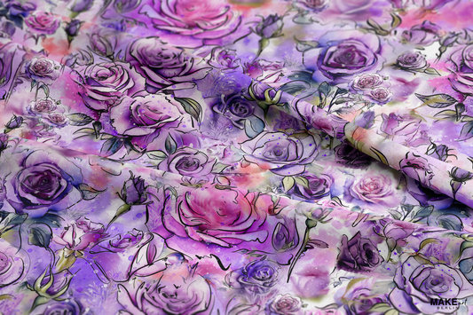 Violett Flower - Kuschelsweat